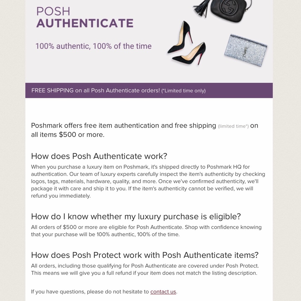 Poshmark Authentication Services